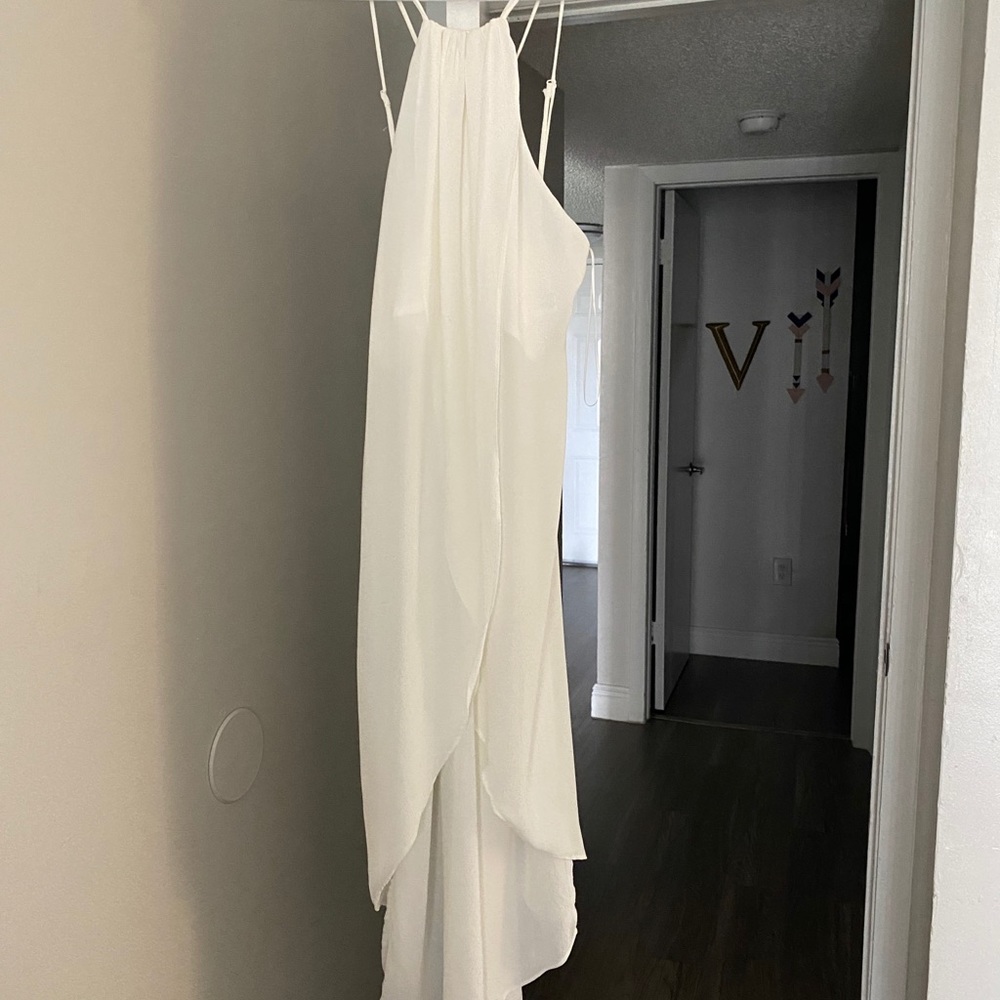 Long white blouse